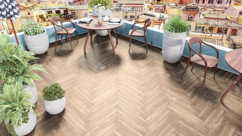 Виниловая плитка "Alpine Floor" Parquet LVT Макадамия (590*118*2,5 мм) — купить в Чите