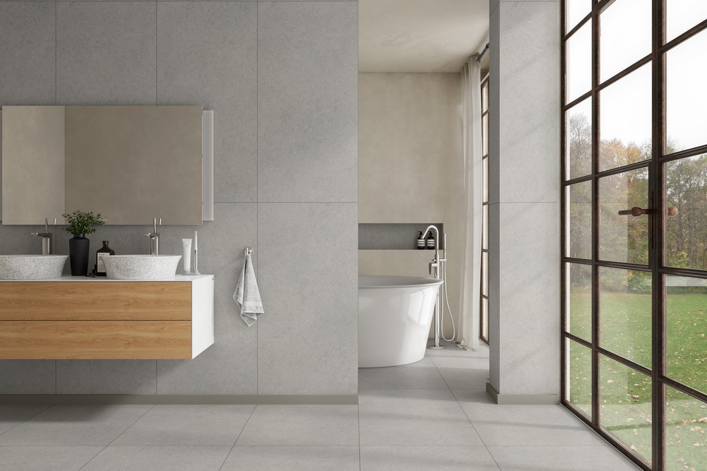 Керамогранит "Ennface" 600*1200 Gravel Smoke Flex Матовый Серый — купить в Чите