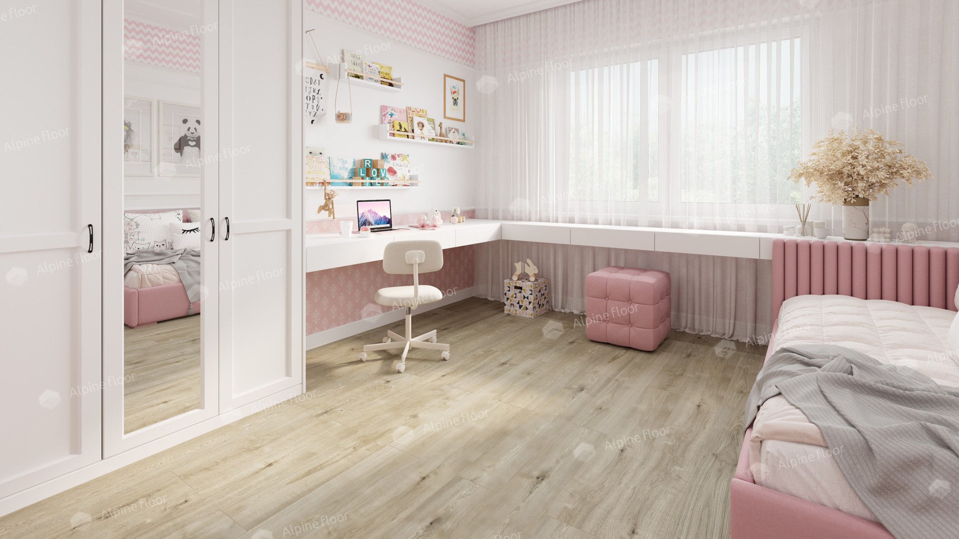 Ламинат "Alpine Floor" Дуб Амстердам (1285*192*8 мм) — купить в Чите