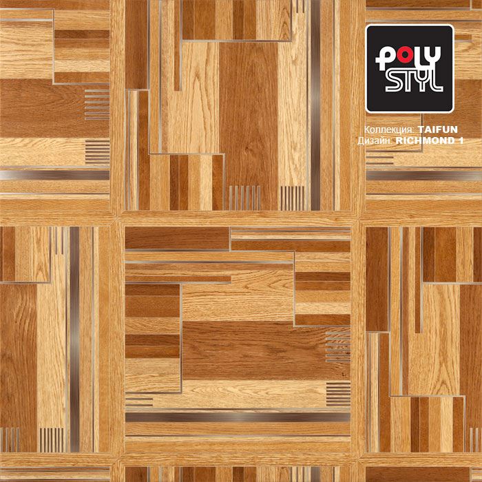 Линолеум бытовой "Polystyl" Taifun Richmond 1 (4м) — купить в Чите