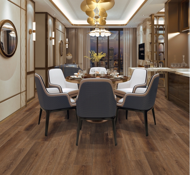 SPC ламинат "CronaFloor" Wood 4V Дуб Регин (1200*180*4 мм) — купить в Чите