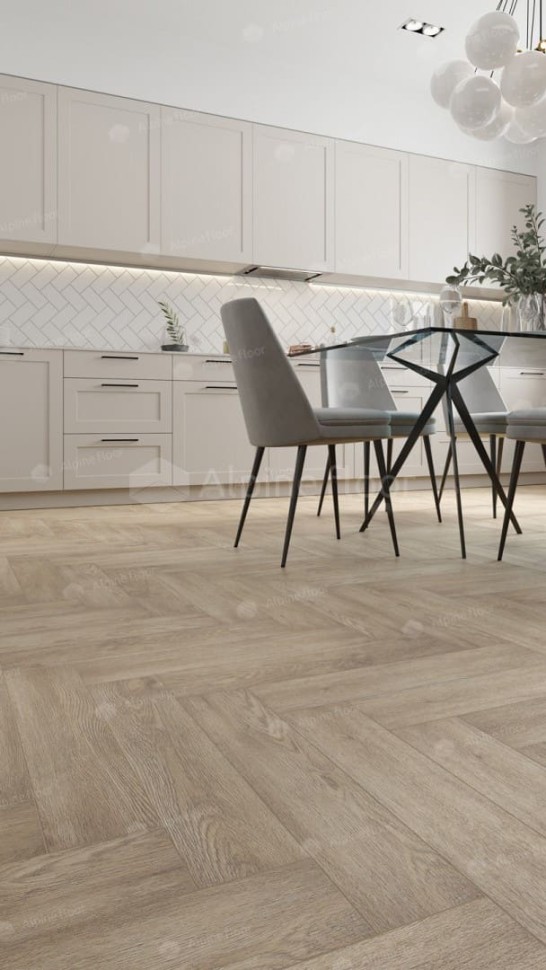 Виниловая плитка "Alpine Floor" Parquet LVT Дуб Ваниль Селект (590*118*2,5 мм) — купить в Чите