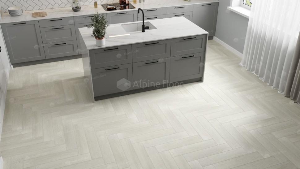 Виниловая плитка "Alpine Floor" Parquet LVT Зимний Лес (590*118*2,5 мм) — купить в Чите