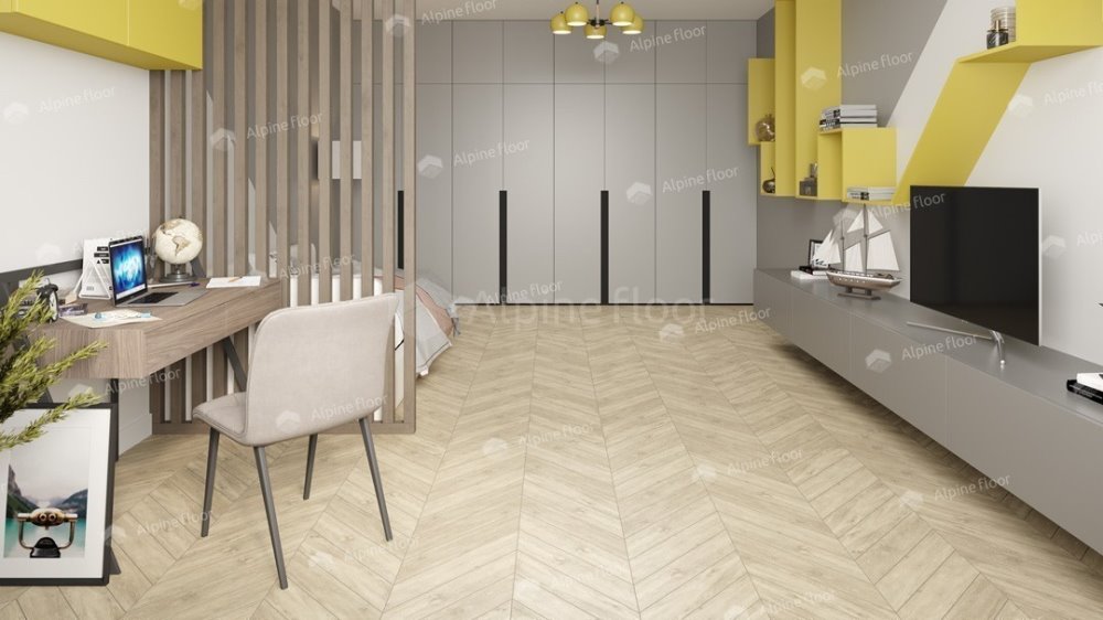 LVT плитка "Alpine Floor" Сонома (555*127*2,5 мм) — купить в Чите