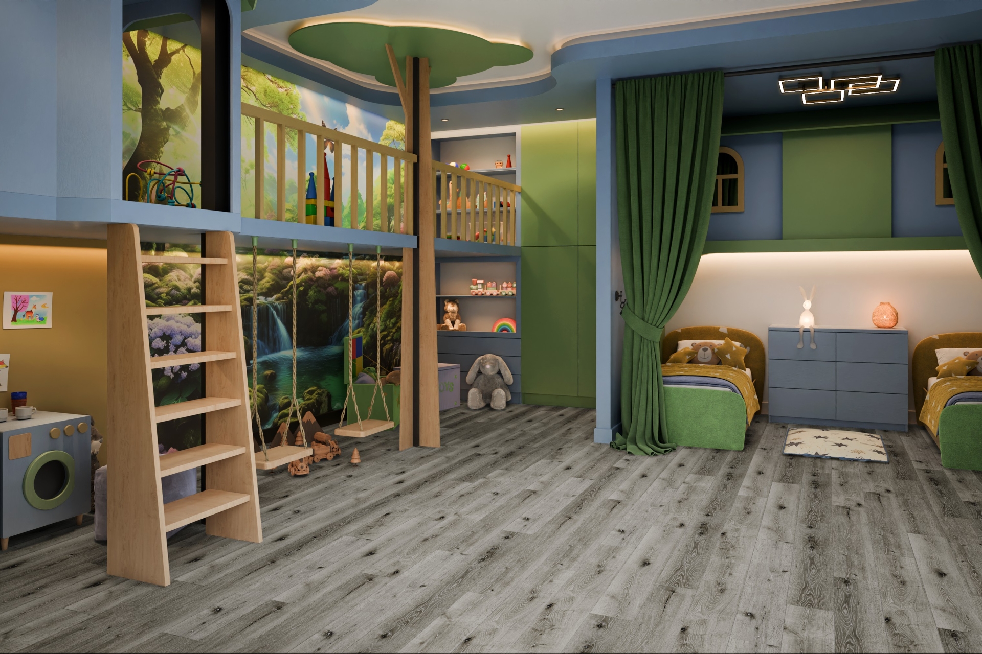 Усовершенствованная кварц-виниловая плитка «Damy Floor» Дуб Состаренный Серый (1227*187*2,5 мм) — купить в Чите