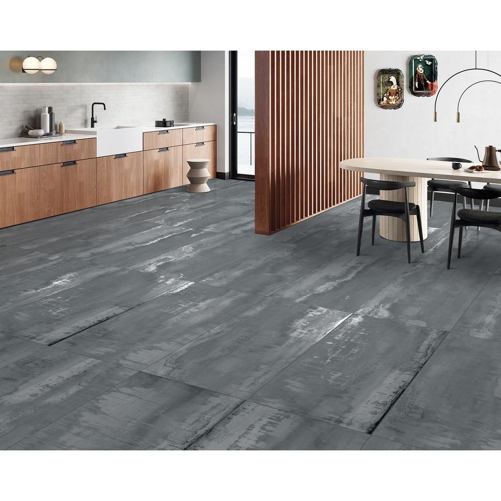 Керамогранит "Ennface" 600*1200 Oxido Grey Carving Carving Серый — купить в Чите