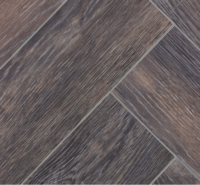 Виниловый ламинат SPC "Cronafloor" Herringbone Дуб Бордо (640*128*4,5 мм) — купить в Чите