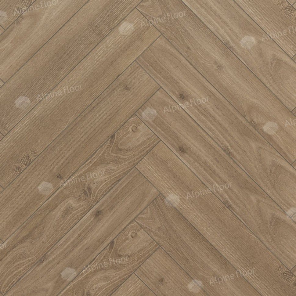 Ламинат "Alpine Floor" Herringbone 12 Дуб Калабрия (600*100*12 мм) — купить в Чите