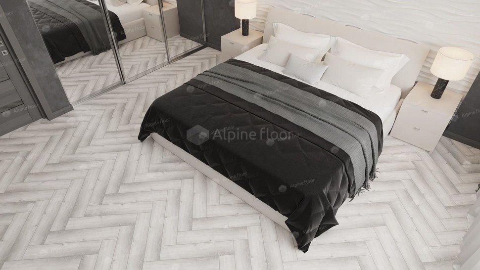 Виниловая плитка "Alpine Floor" Parquet LVT Дуб Альхена (590*118*2,5 мм) — купить в Чите