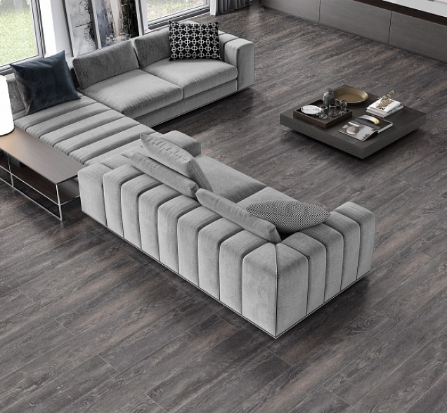 SPC ламинат "CronaFloor" Nano 4V Дуб Морёный (1200*180*3,5 мм) — купить в Чите