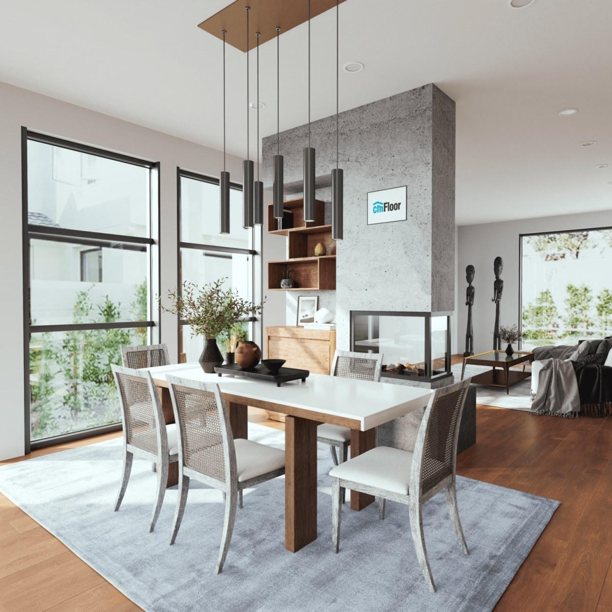 Виниловое напольное покрытие ScandiWood 18 Дуб Корица (180*1220*5 мм) — купить в Чите