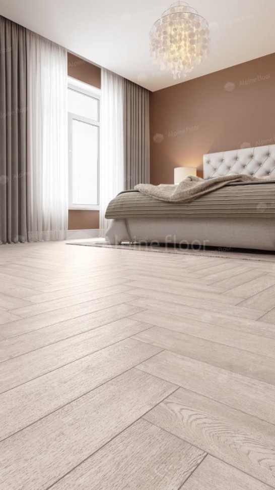 Виниловая плитка "Alpine Floor" Parquet LVT Голубой Лес (590*118*2,5 мм) — купить в Чите