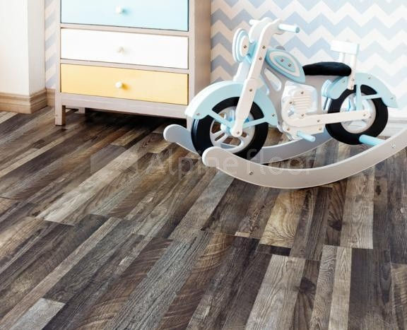 Кварцвиниловая плитка "Alpine Floor" Орех Состаренный (1219*184*3мм) — купить в Чите