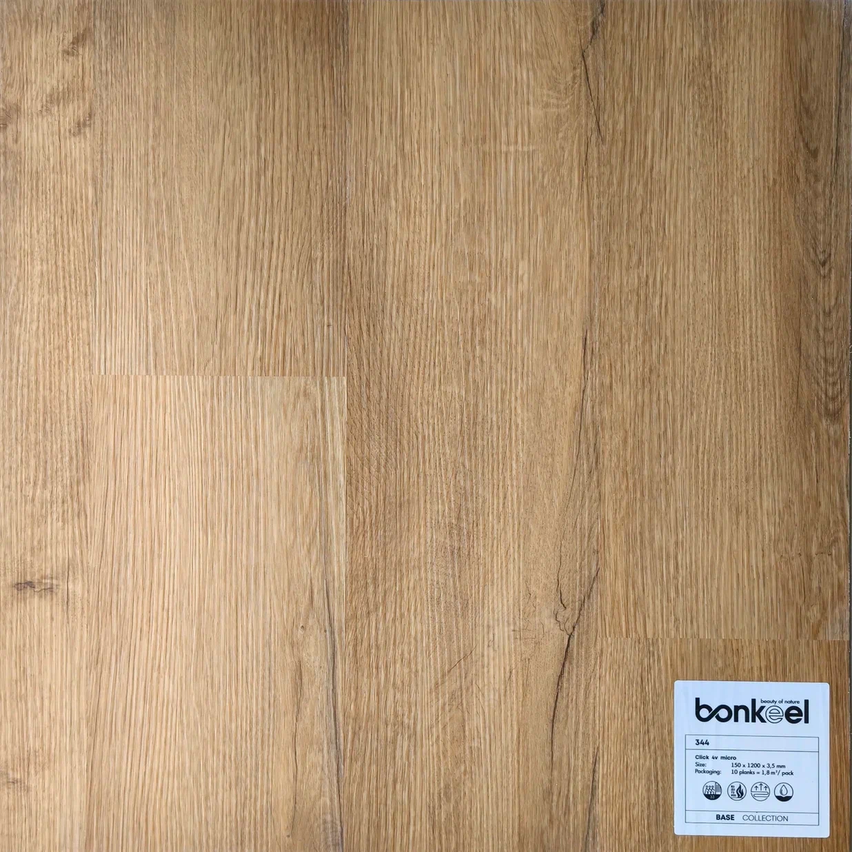 Плитка ПВХ "Bonkeel" Base New 344 (1220*150*3,5 мм) — купить в Чите