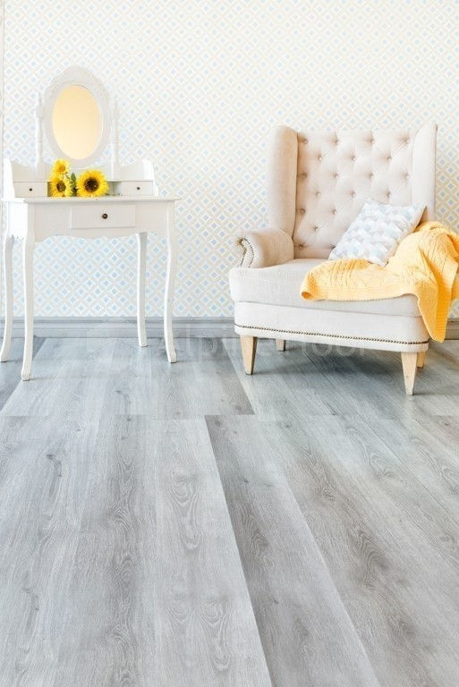 Кварцвиниловая плитка "Alpine Floor" Дуб Пепельный  (1219*184*2мм) — купить в Чите