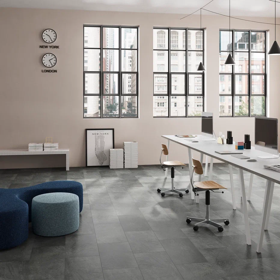 SPC ламинат "Invictus" Groovy Granite Steel (603*298*6мм) — купить в Чите