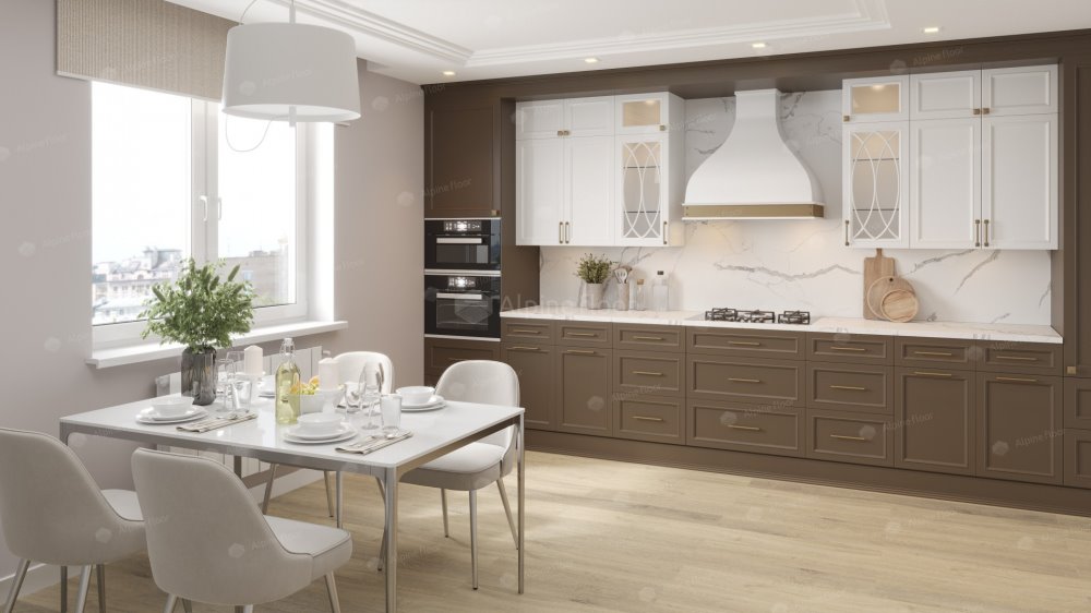 SPC Ламинат "Alpine Floor" Дуб капучино (1524*180*8 мм) — купить в Чите