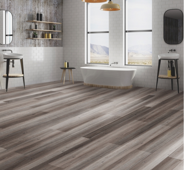 SPC ламинат "CronaFloor" Wood 4V Дуб Горный (1200*180*4 мм) — купить в Чите