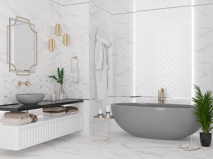 Керамогранит "Azori" Alpi (600*600 мм) Белый — купить в Чите