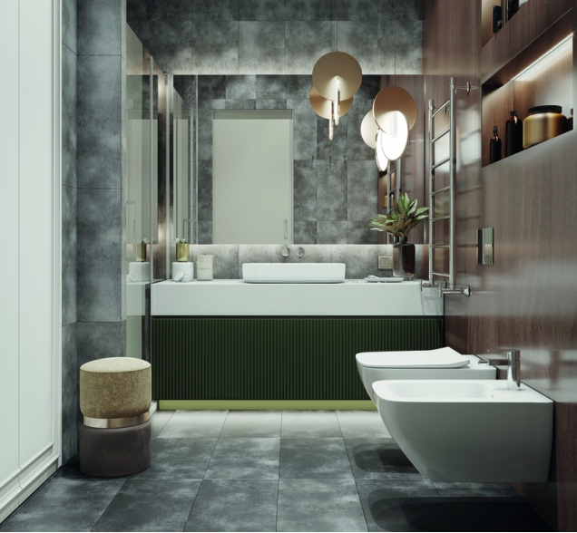 SPC ламинат "CronaFloor" Stone 4V Торнадо Серый (600*300*4 мм) — купить в Чите