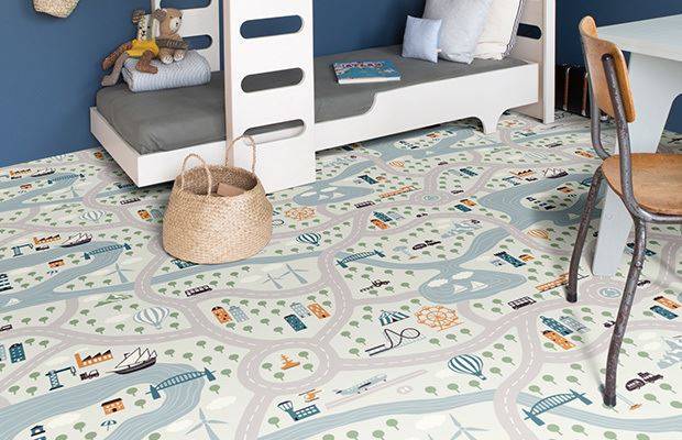 Линолеум бытовой "IVC" Neo Karta 82 (3м) — купить в Чите