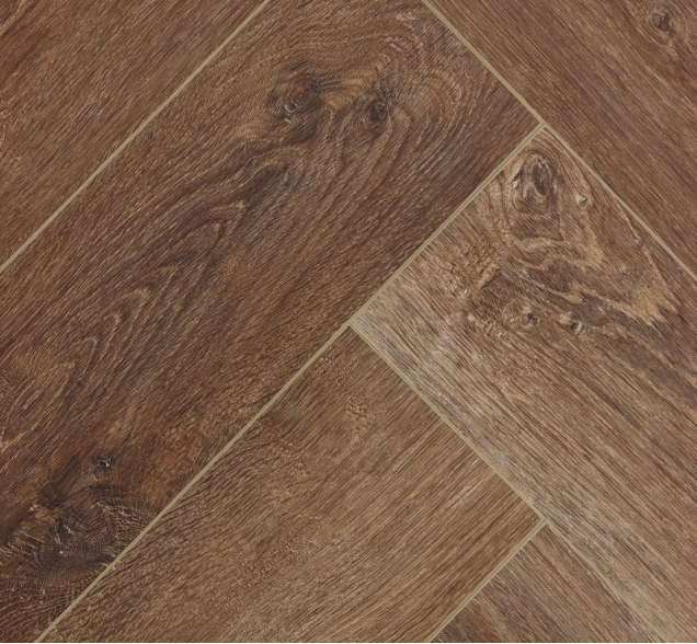 Виниловый ламинат SPC "Cronafloor" Herringbone Дуб Тулуза (640*128*4,5 мм) — купить в Чите