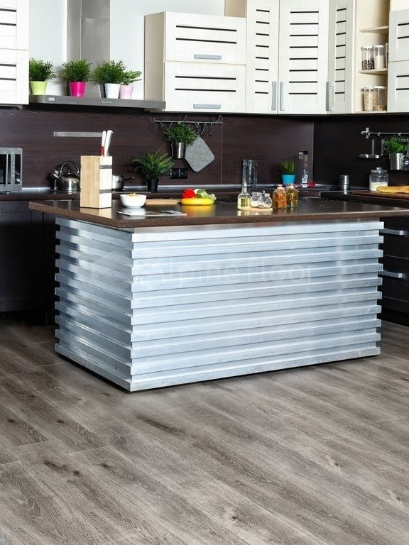 Кварцвиниловая плитка "Alpine Floor" Дуб Дымчатый (1219*184*3мм) — купить в Чите