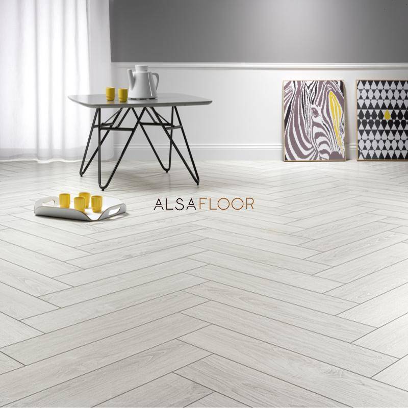 Ламинат "Alsafloor" Herringbone Дуб Полярный (640*143*12 мм) — купить в Чите