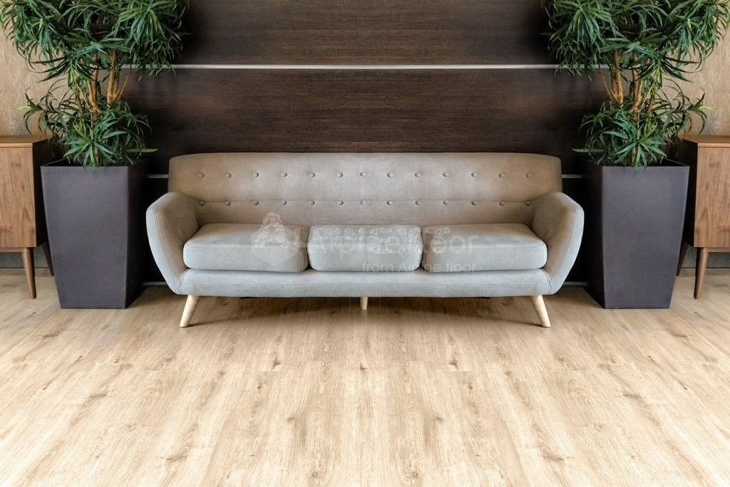Замковая ПВХ плитка "Alpine Floor" Дуб Ваниль  (1220*183*4мм) — купить в Чите