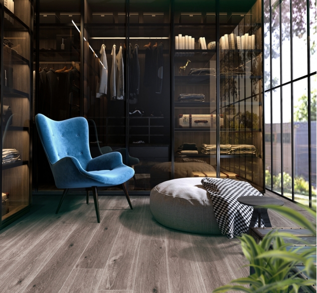 SPC ламинат "CronaFloor" Wood 4V Дуб Хельсинки (1200*180*4 мм) — купить в Чите