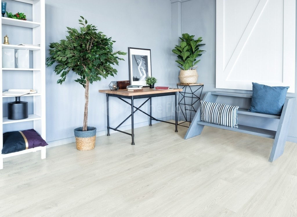 Кварцвиниловая плитка "Alpine Floor" Дуб Светлый  (1219*184*2мм) — купить в Чите