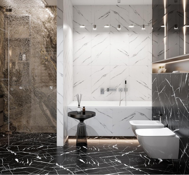 SPC ламинат "CronaFloor" Stone 4V Ноче (600*300*4 мм) — купить в Чите