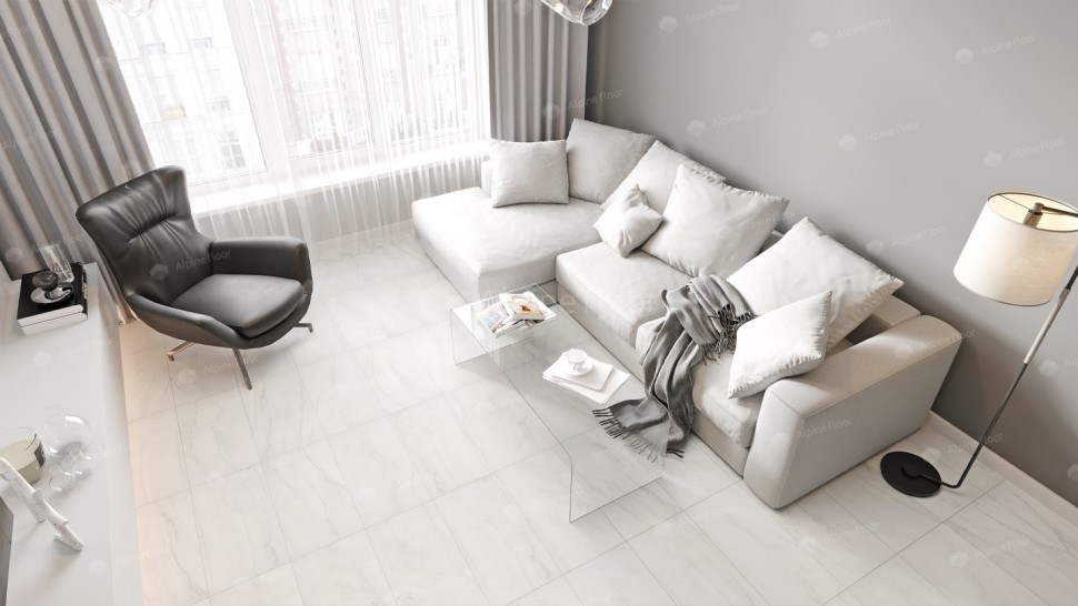 Виниловая плитка "Alpine Floor" Light Stone Брайс (608*303*2,5 мм) — купить в Чите