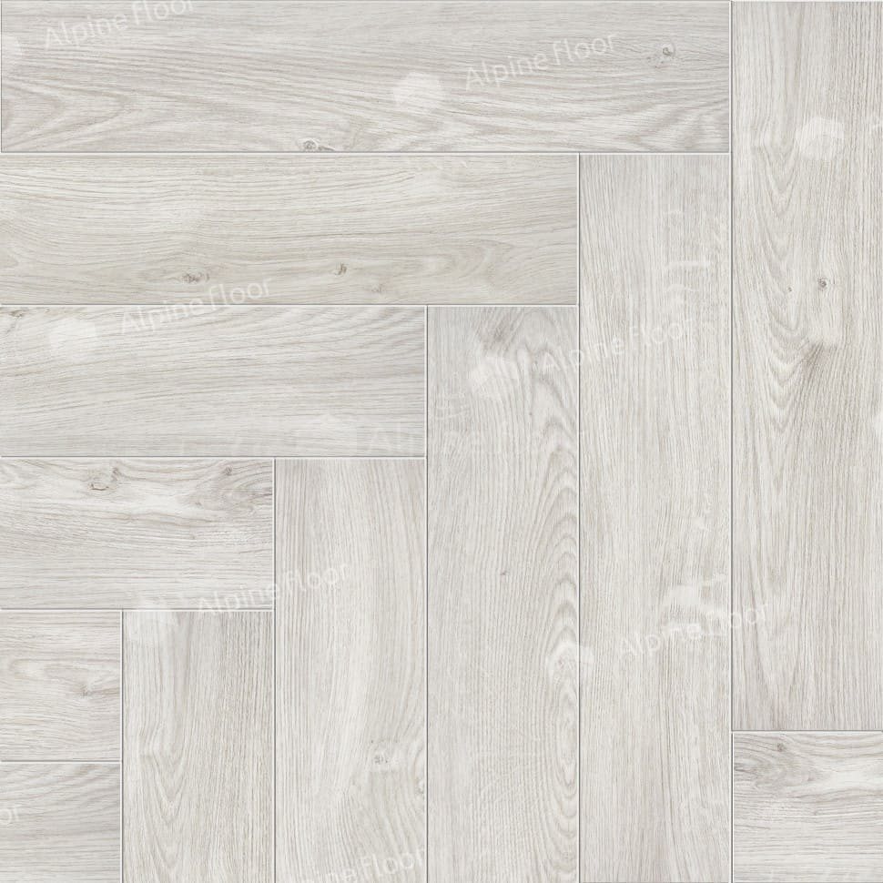 Виниловая плитка "Alpine Floor" Parquet LVT Снежный (590*118*2,5 мм) — купить в Чите