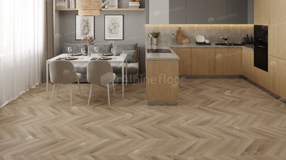 LVT плитка "Alpine Floor" Дуб Синистра (555*127*2,5 мм) — купить в Чите