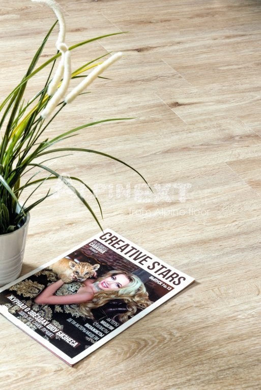 Замковая ПВХ плитка "Alpine Floor" Дуб Ваниль  (1220*183*4мм) — купить в Чите