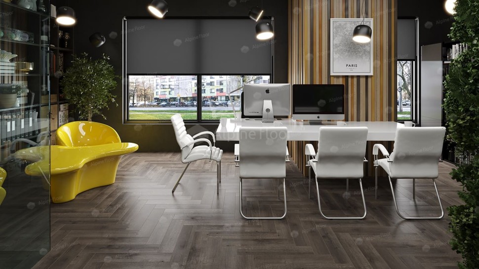 Виниловая плитка "Alpine Floor" Parquet LVT Дуб Антарес (590*118*2,5 мм) — купить в Чите