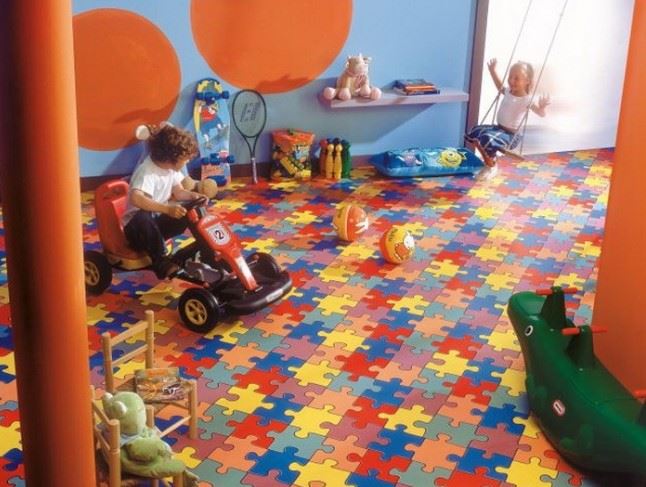 Линолеум бытовой "IVC" Neo Puzzle 50 (3,5м) — купить в Чите