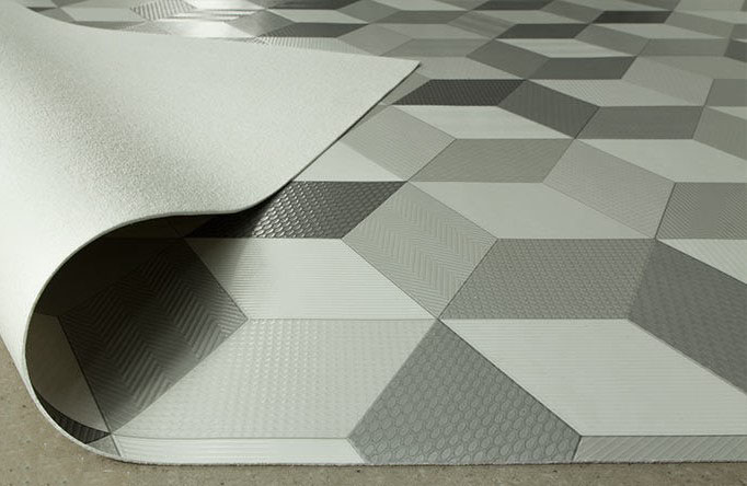 Линолеум бытовой "IVC" Bingo Cubes 83 (3м) — купить в Чите