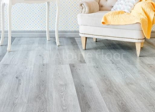 Кварцвиниловая плитка "Alpine Floor" Дуб Пепельный  (1219*184*2мм) — купить в Чите