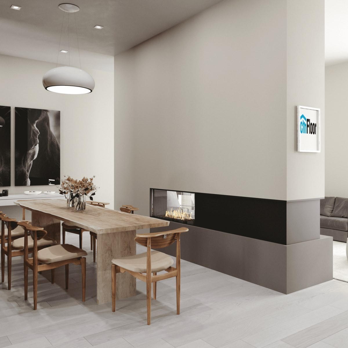 Виниловое напольное покрытие ScandiWood 02 Дуб Белый (180*1220*5 мм) — купить в Чите