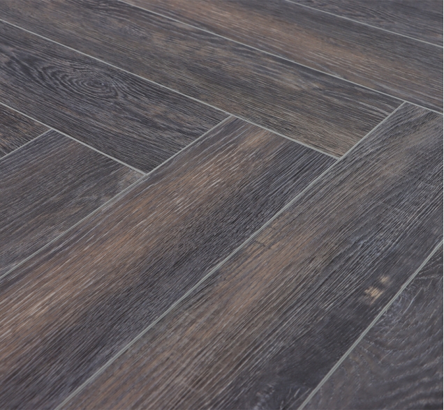 Виниловый ламинат SPC "Cronafloor" Herringbone Дуб Бордо (640*128*4,5 мм) — купить в Чите