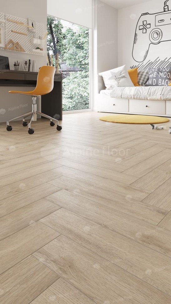 Виниловая плитка "Alpine Floor" Parquet LVT Дуб Медия (590*118*2,5 мм) — купить в Чите