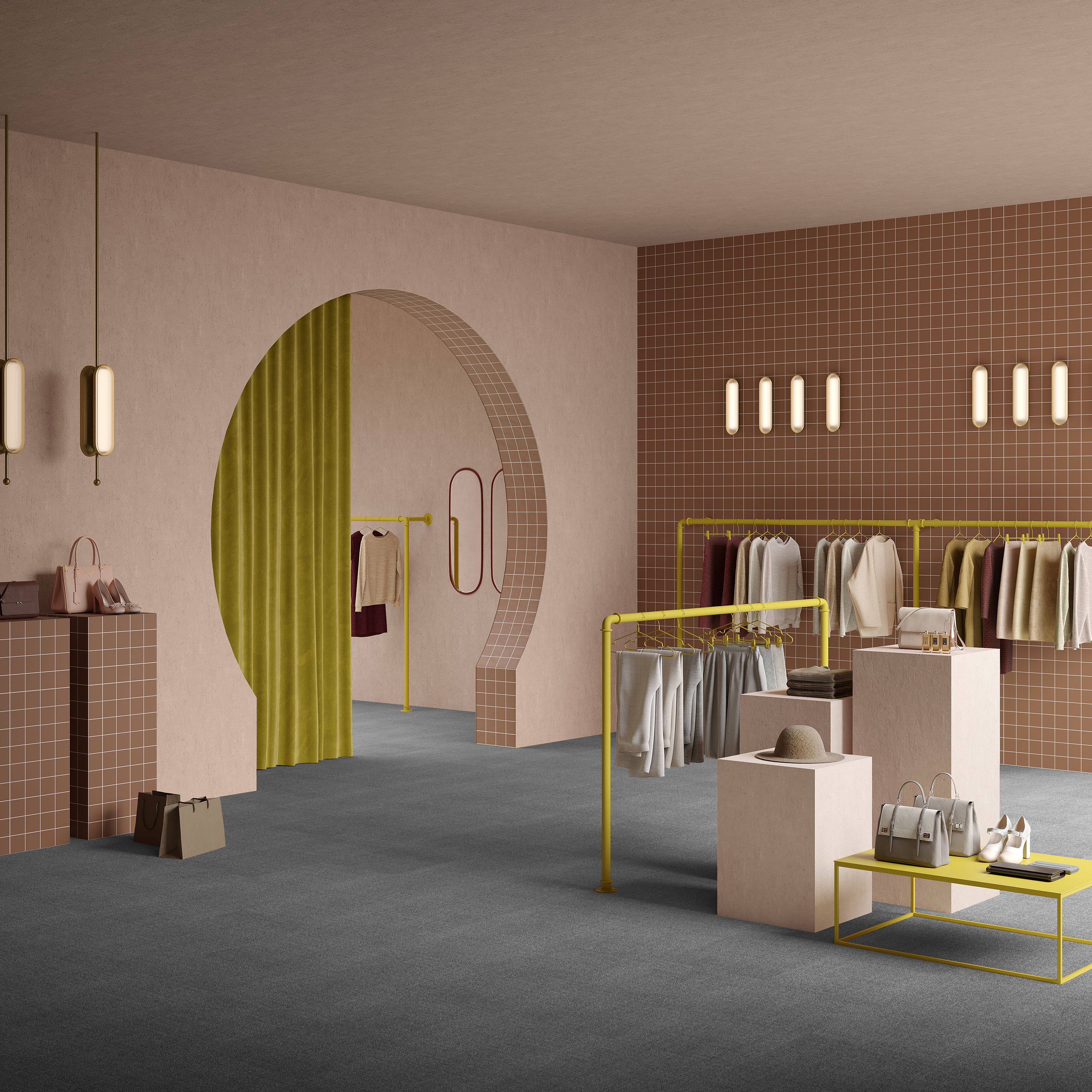 Ковровая плитка Mantra Tile 97 (500*500*6 мм) — купить в Чите