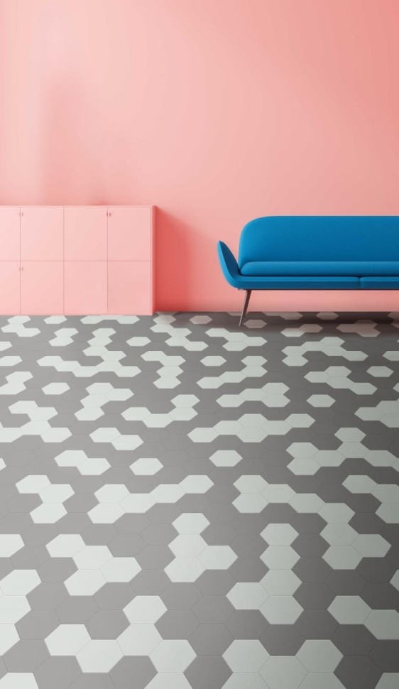 Виниловая плитка "Moduleo" Moods Hexagon 339 (226,32*196*2,5 мм) — купить в Чите