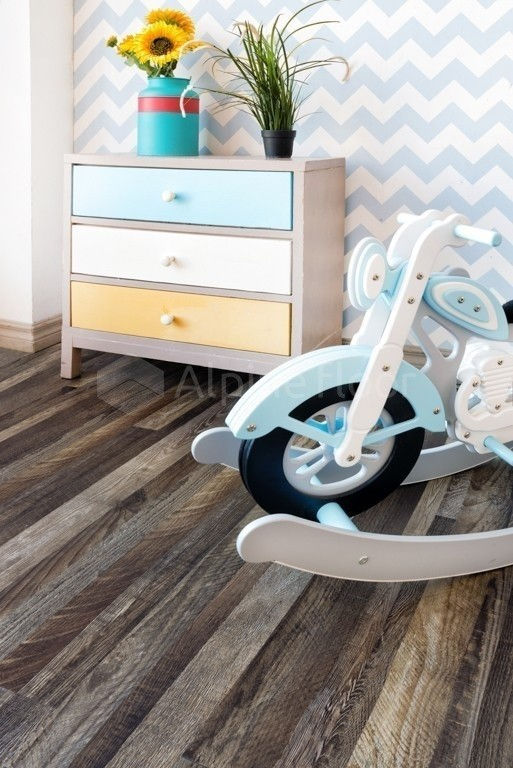 Кварцвиниловая плитка "Alpine Floor" Орех Состаренный (1219*184*3мм) — купить в Чите