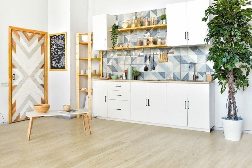 Замковая ПВХ плитка Секвойя Медовая  (1219*184*3,2мм) — купить в Чите