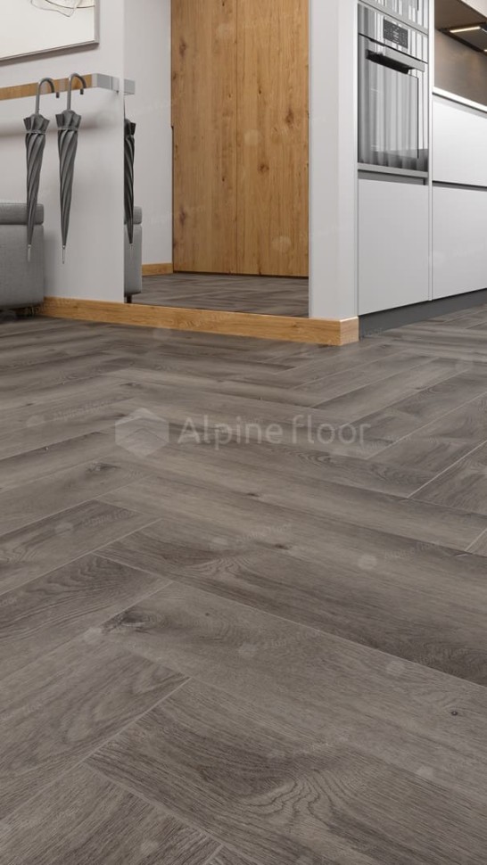Виниловая плитка "Alpine Floor" Parquet LVT Дуб Мерга (590*118*2,5 мм) — купить в Чите