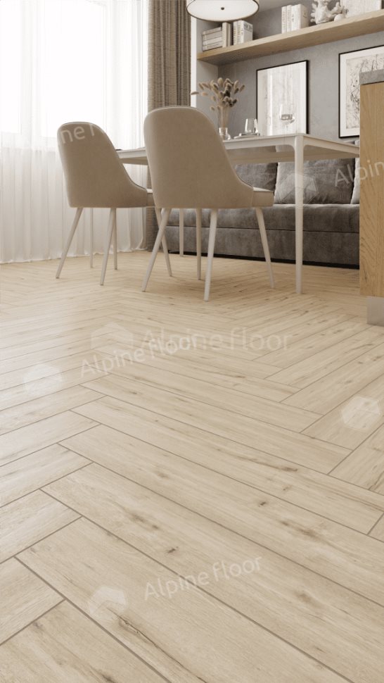 Ламинат "Alpine Floor" Herringbone 12 PRO Дуб Лион (606*101*12 мм) — купить в Чите