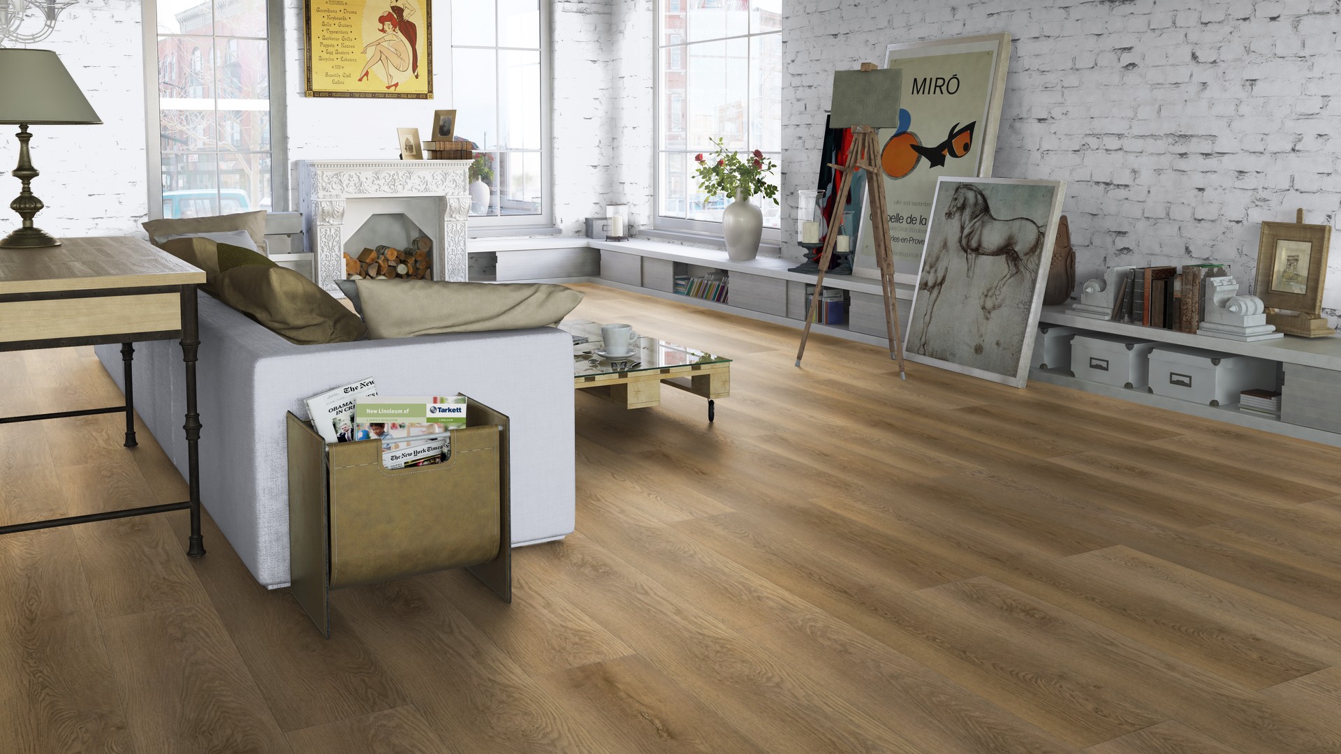 SPC ламинат "Tarkett" Deep House Stanley (1400*225*4,6 мм) — купить в Чите